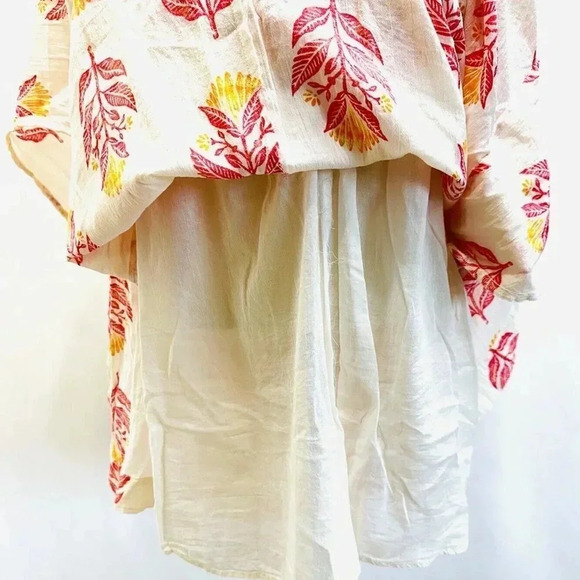 Women Sleeveless Pullover V-Neck Neck Tassels Fully Lined Floral Dress Size PXL - Picture 10 of 11